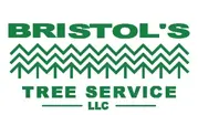 A green and white logo for bristol tree service.
